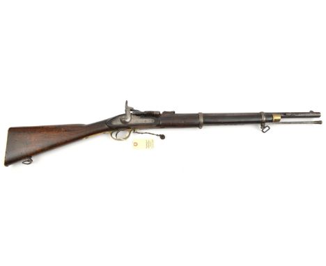 A .577" Snider Artillery carbine of the Berwick -on- Tweed Artillery Volunteers, 40" overall, barrel 21½" with 3 groove rifli