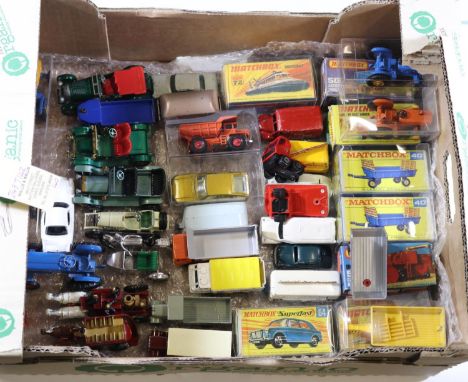 40 Matchbox. No.50 Articulated Truck. No. 63 Freeway Gas Tanker. No.51 Combine Harvester. No. 51 Citroen SM. No. 72 Hovercraf