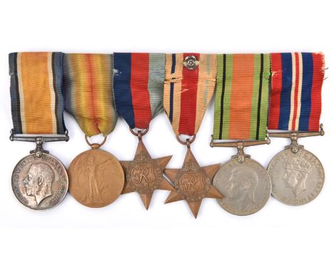 Six: BWM, Victory (Major P R Bourne); 1939-45 star, Africa star, (rosette to ribbon), Defence and War. VF together with some 