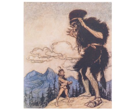 Arthur Rackham, The Fairy Tales of the Brothers Grimm, London, Constable & Co., 1909, first edition, half-title, 4to, 40 tipp