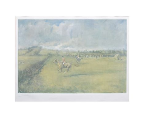 After Lionel Edwards, The Fernie (Sheep Thorns), signed in pencil, colour print, published by Eyre & Spottiswoode, 33cm x 49c