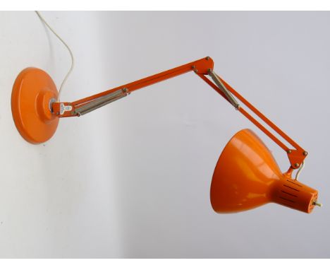 '1001 Lamps' orange Anglepoise desk lamp Condition Report Click here for further images, condition, auction times & delivery 