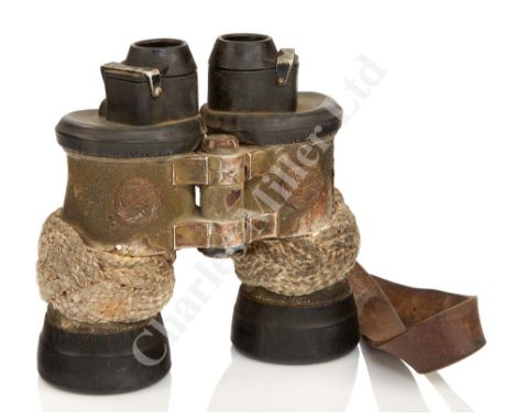 stamped with maker's code 'blc' and numbered '219451' on right back plate, thick rubber insulators and eye-pieces, finished i