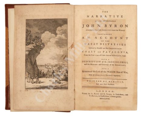 'THE NARRATIVE ... CONTAINING AN ACCOUNT OF THE GREAT DISTRESSES ... ON THE COAST OF PATAGONIA', John Byron, first edition 17