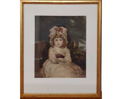 A 19th century English school, "Portrait of Penelope Boothby (often called 'The Mob Cap')", after Sir Joshua Reynolds, unsign
