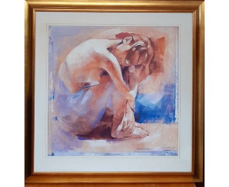 Talantbek Chekirov (b.1971) Kyrgyzstani, "Dreaming of You", signed and numbred 224/3999, a print giclee within an important g