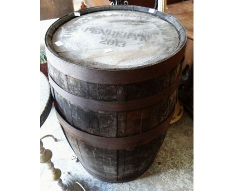 VINTAGE PENDERYN BREWERY COOPERED BARREL