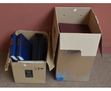 WORLD; ranges in two cartons, various albums including Great Britain 1986-2005 mint (hinged), PHQ cards from 1975 Turner, fir