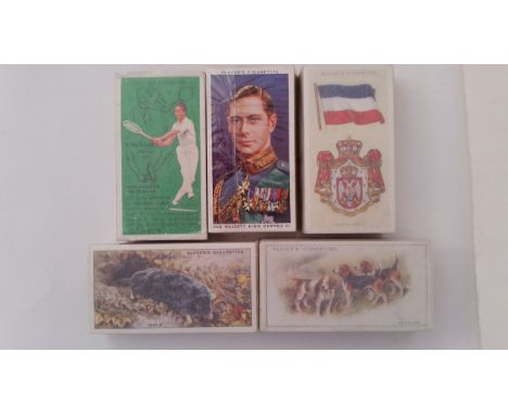PLAYERS, complete (11), inc. large (3), Types of Horses, Famous beauties, Old Hunting prints; Tennis, Sea Fishes, Uniforms of