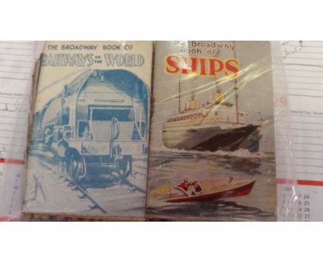THOMSON, printed pocket booklets, inc. The Broadway Book, S (11), Wild Animals (2), Limericks, Grins and Groans, Railways of 