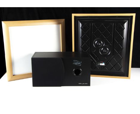Wharfdale Speakers, a pair of Wharfdale PPS-1 Flat Panel Speakers plus Sub-Woofer with manual, very good condition untested 