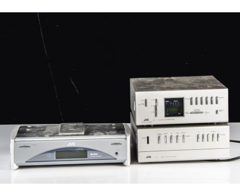 JVC System, JVC Amplifier A-M1, JVC Tuner T-M1 and a JVC CD player FS-SD770R, generally good condition visually, untested 