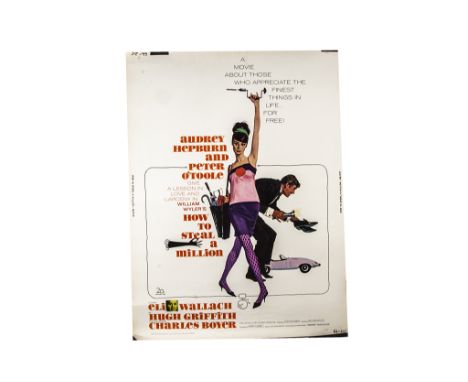 How To Steal A Million (1966) Film Poster, a quad sized (portrait aspect) Poster for the 1966 comedy starring Audrey Hepburn 