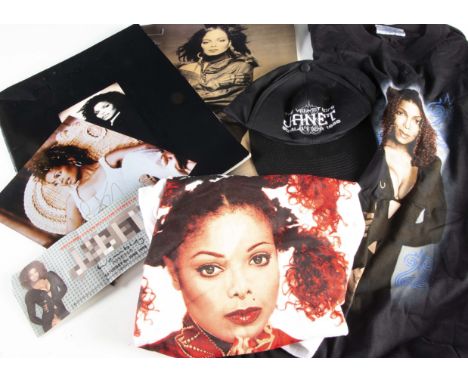 Janet Jackson / Velvet Rope Tour Merchandise plus, a number of Items from the Velvet Rope tour 1998 comprising two different 