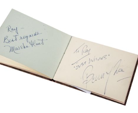 Autograph Book / Groucho Marx / Roy Rogers plus, an album containing 68 autographs, many with dedications to Ray including Ro