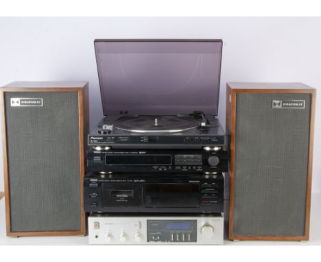 Yamaha / Pioneer Music System, a music system comprising of Pioneer Amplifier SA-520, Pioneer Record Deck PL-990, Yamaha Tune