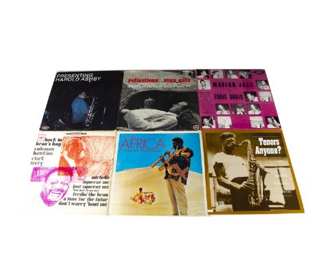 Jazz LPs, approximately one hundred and seventy albums of mainly Jazz with artists including Eddie Davis, Stan Getz, Harold A