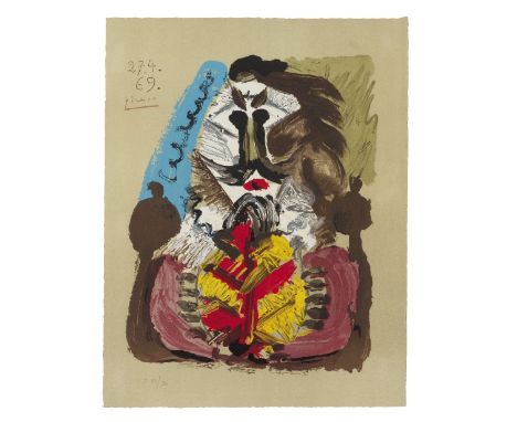 After Pablo Picasso (Spanish, 1881-1973)Four Plates, from Les Portraits Imaginaires Four offset lithographs in colours, 1969,