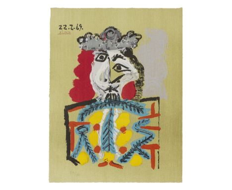 After Pablo Picasso (Spanish, 1881-1973)Four Plates, from Les Portraits Imaginaires Four offset lithographs in colours, 1969,