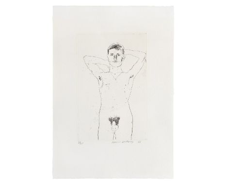 David Hockney R.A. (British, born 1937)In An Old Book, from Illustrations for Fourteen Poems from C.P. Cavafy (Scottish Arts 