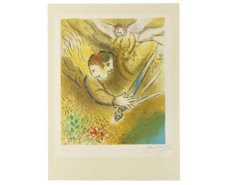 After Marc Chagall (1887-1985) by Charles Sorlier (1921-1990)L'Ange du jugement (Mourlot CS 45) Lithograph in colours, 1974, 