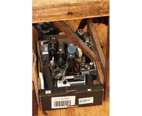Camera collection including 8mm and Super 8 Cine cameras