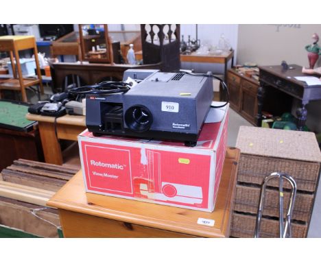A Rotomatic view master projector