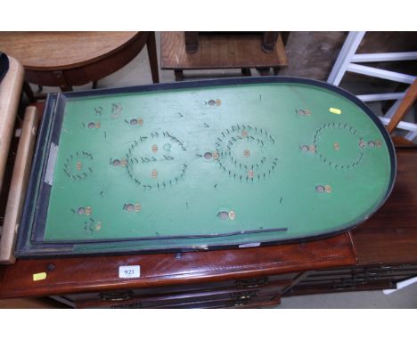 A Bagatelle board