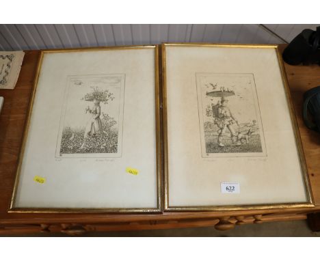 Two framed pencil signed limited edition prints of "Magic Flute Opera"