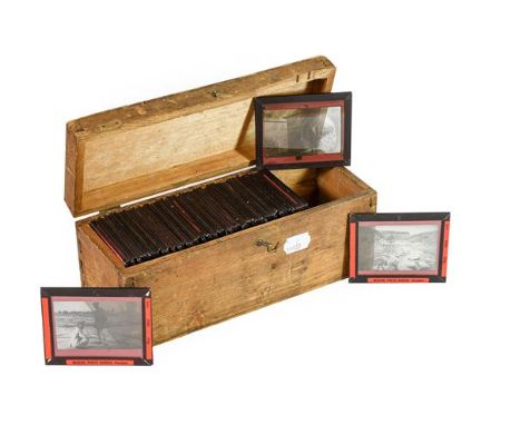 A Part Set of Sixty Five Magic Lantern Slides from the Mission Photo Bureau of Shanghai, China, possibly relating to the 30th