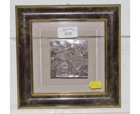 Two silver art works of Jerusalem