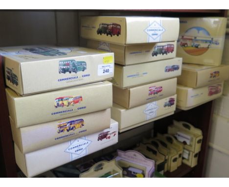 Corgi Classics: Twelve twin sets including A.E.C., Bedford and Regent in original boxes (12)