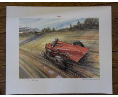 After Phil May Viva la Bugatti (Bugatti), Full Throttle (Bentley 11/500) and The English Racing Automobile (ERA) Three prints