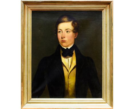 SCOTTISH SCHOOL (EARLY NINETEENTH CENTURY),
PORTRAIT OF ALEXANDER ROSE (1818 - 1841)
oil on canvas
61cm x 49cm
Framed
Label v