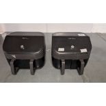 (2) Instant DAF8132BK double air fryer