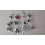 (11) Silver earring and pendant sets