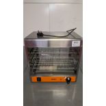 Host HOST0738PC glass front heating cabinet