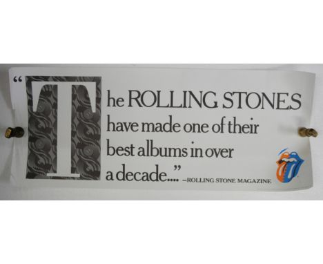 A collection of eight Rolling Stones promo posters including Voodoo Lounge tour 