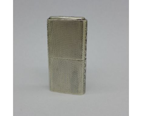 A hallmarked silver cased 'The Howitt Lighter', personalised