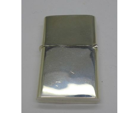 A silver lighter, Birmingham 1927