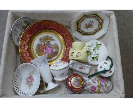 Trinket pots, etc.