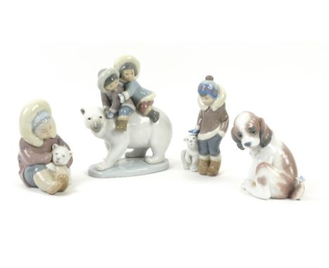 Collection of Nao and Lladro and other decorative china.       