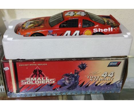 A 1:18 scale boxed die-cast replica entitled "1998 Shell/Small Soldiers Pontiac". Est. £30 - £40.