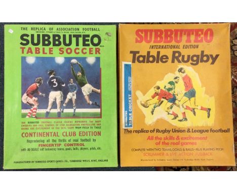 Two boxed Subbuteo games. Est. £20 - £30.