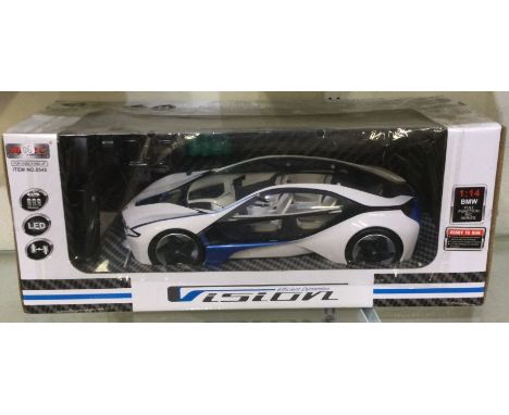 A 1:14 scale boxed BMW radio control car. Est. £30 - £40.