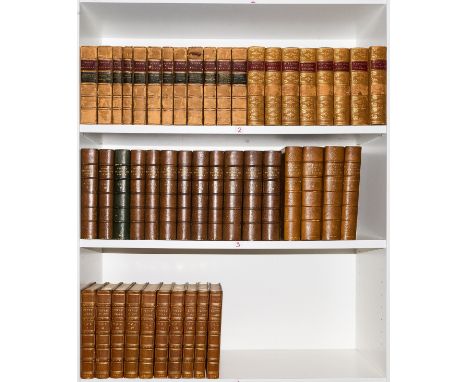 Bindings.- Grote (George) A History of Greece, 12 vol., half-titles, vol. 12 with engraved portrait frontispiece, maps, some 