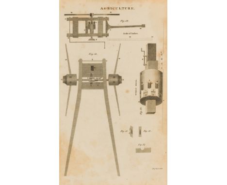 NO RESERVE Brown (Robert) A Treatise on Agriculture, 2 vol., first edition, half-titles, 6 engraved plates, browning and spot