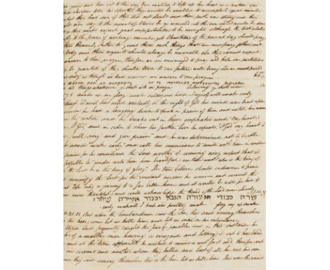 NO RESERVE Oxford Christianity.- Gregory (Thomas, of Old Farm in Cutteslowe, Oxford, 1792-1853) Scriptural Comments, autograp