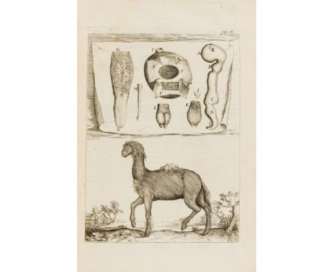 Perrault (Claude) Memoirs for a Natural History of Animals, first English edition, 2 parts in 1, translated by Alexander Pitf