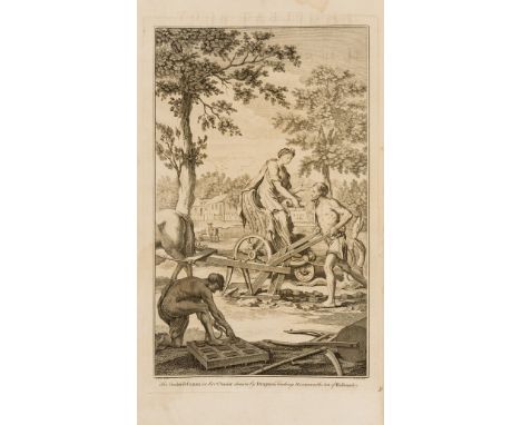 Hale (Thomas) A Compleat Body of Husbandry, first edition, engraved frontispiece and 12 plates, one folding, bookplate remove